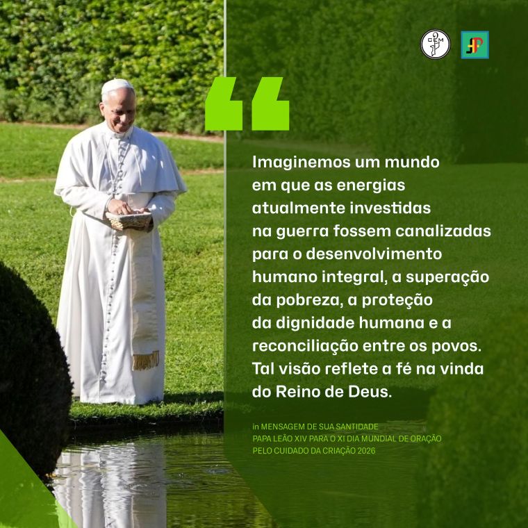 O Papa Leão XIV exorta a investir no desenvolvimento humano Integral